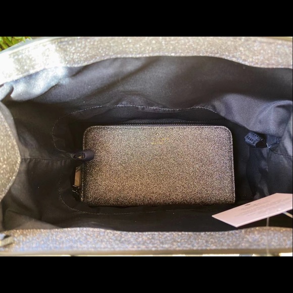 BUNDLE💞NWT Kate Spade Glitter Shopper & Wallet - Picture 4 of 5
